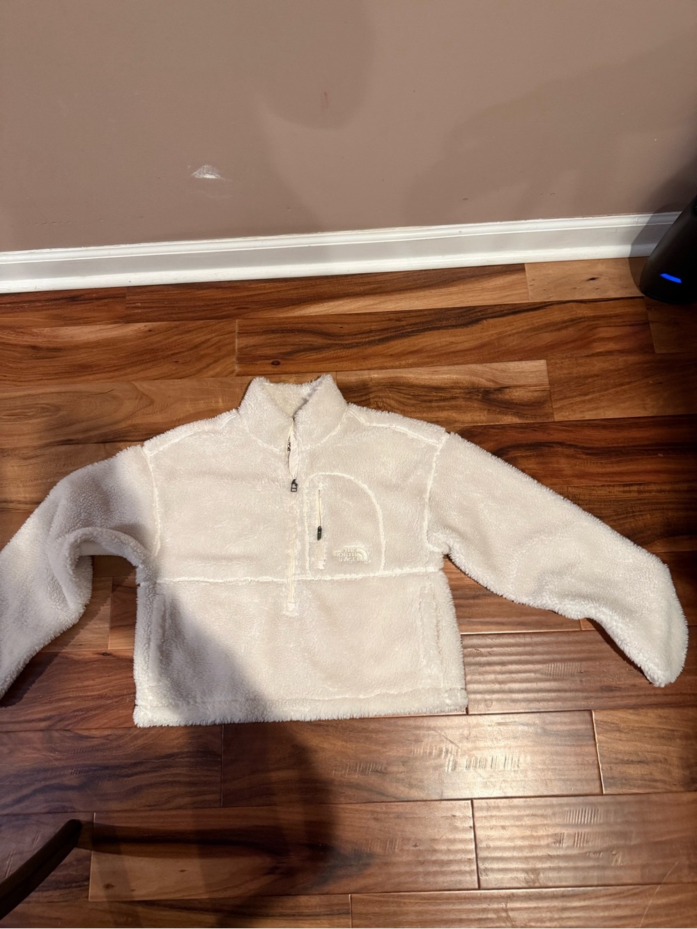 The North Face Women's Cream Sherpa Fleece Pullover Jacket
